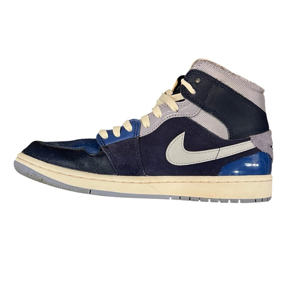 NIKE Air Jordan 1 Mid SE Craft Obsidian DR8868-400 Basketball Mens Size 7.5 - Picture 5 of 13